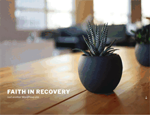 Tablet Screenshot of faithinrecovery.org