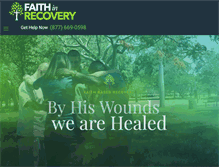Tablet Screenshot of faithinrecovery.com